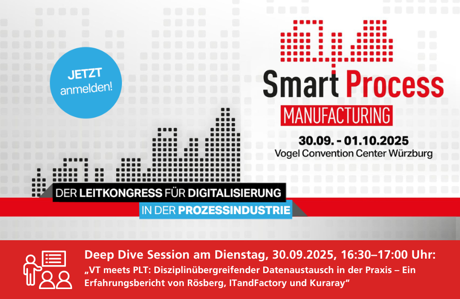 RÖSBERG auf dem Smart Process Manufacturing Kongress 2025